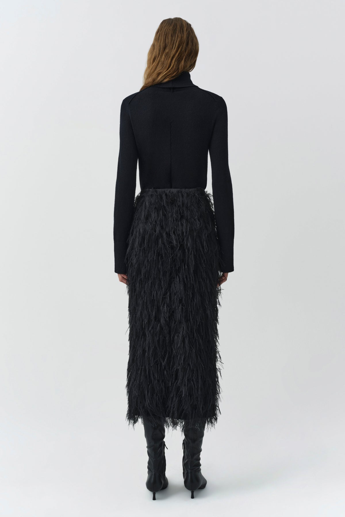 Jade Midi Skirt Black
