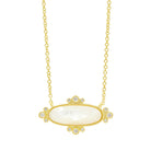 Amazonian Allure Mother of Pearl Pendant Necklace - FREIDA ROTHMAN