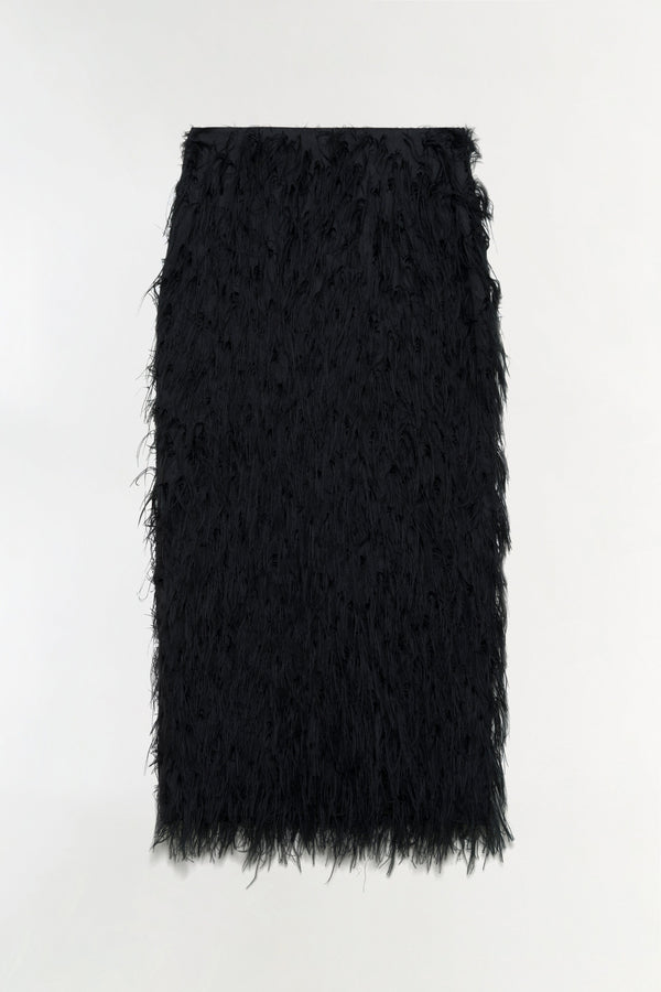 Jade Midi Skirt Black