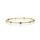 Signature Clover Station Bangle - FREIDA ROTHMAN