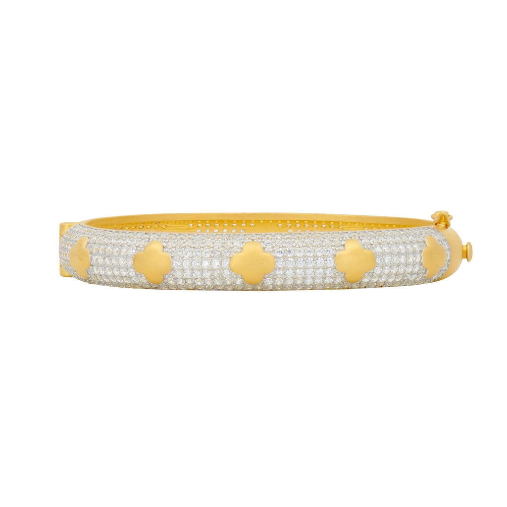 Sparkling Clover Bangle - FREIDA ROTHMAN