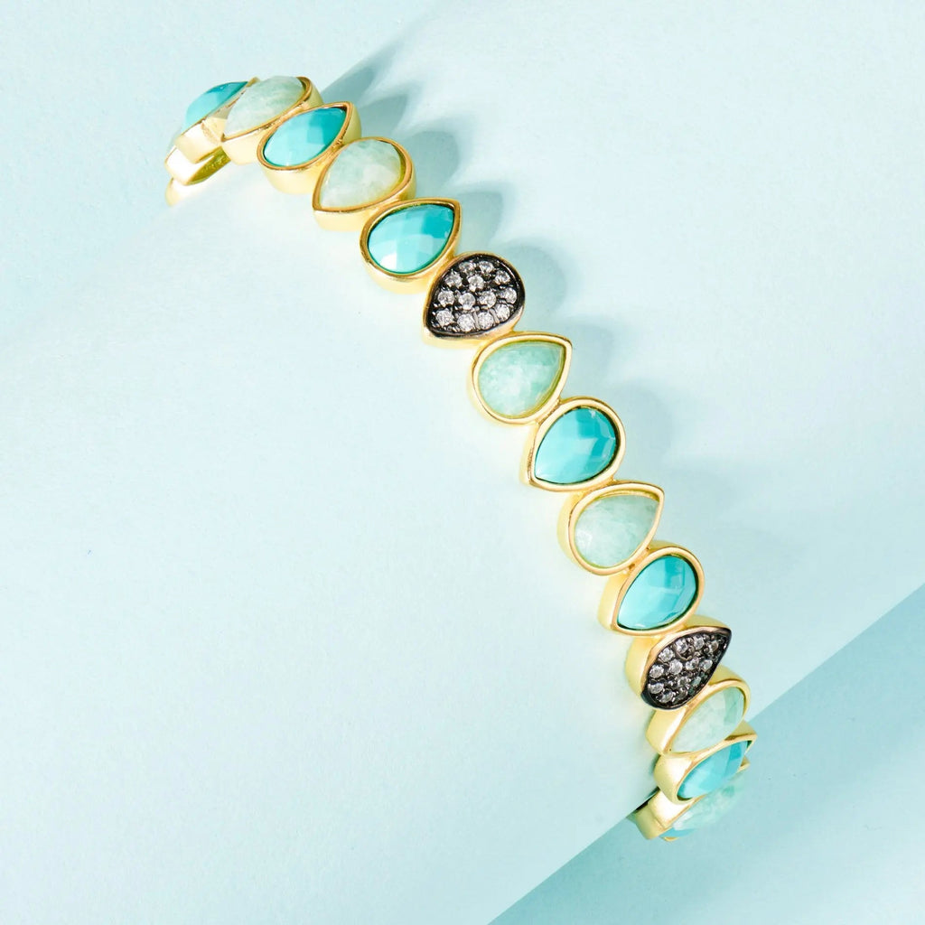  Teardrop Hinge Bangle FR Vault BRACELET