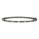 GoldBlack Thin Bezel Stacking Bangle Signature BRACELET