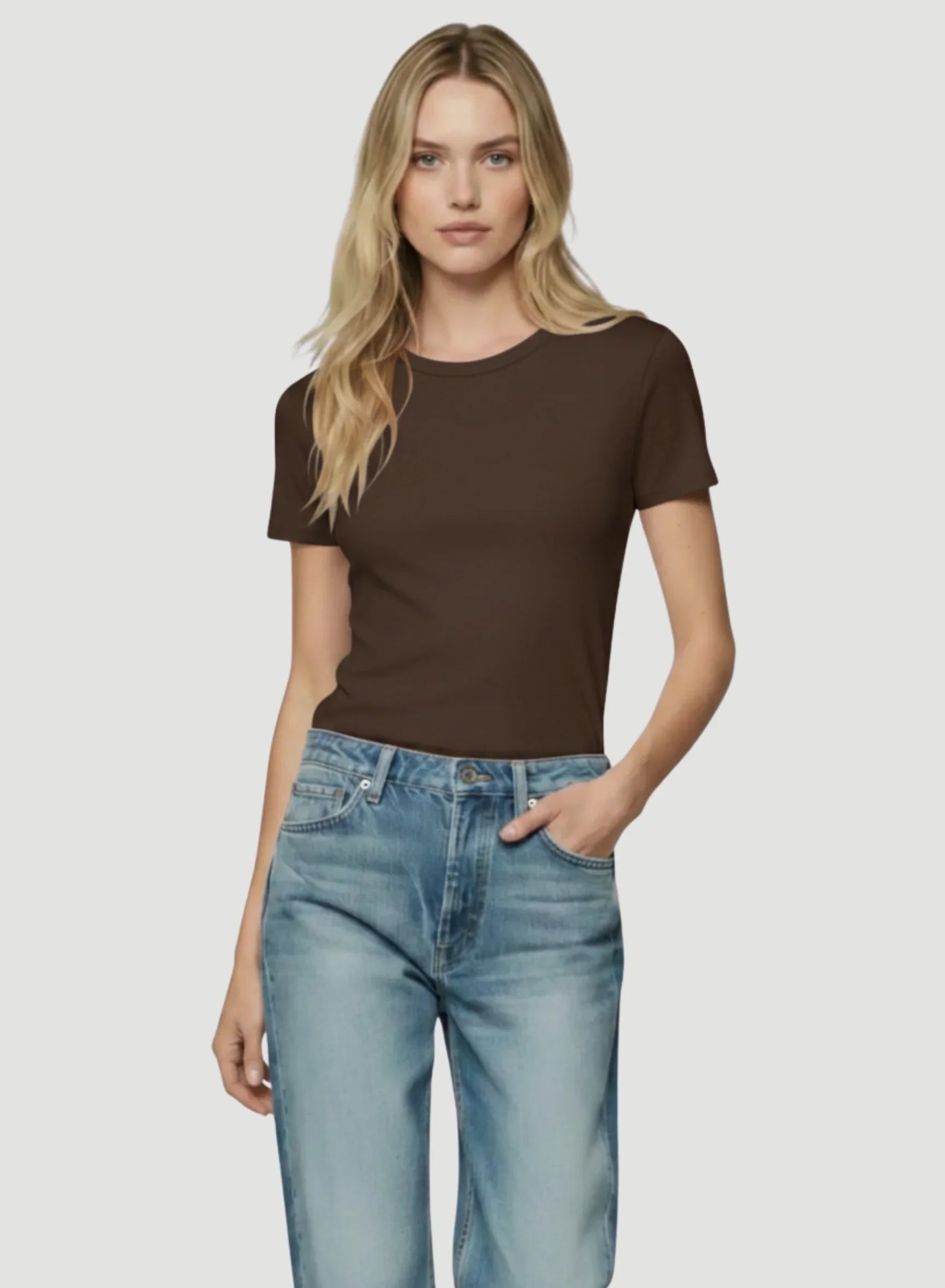 Soft Touch Short Sleeve Crewneck T-Shirt - CREW S/S - Majestic Filatures North America