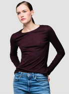 Soft Touch Long Sleeve Crewneck T-Shirt - CREW L/S - Majestic Filatures North America