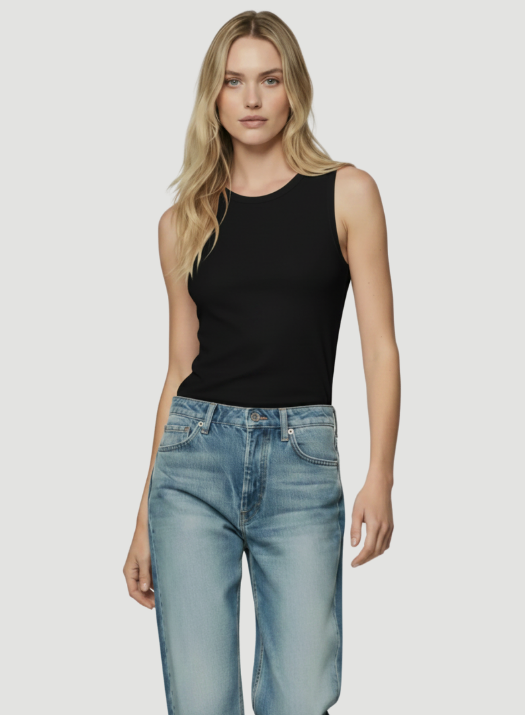 Soft Touch Crewneck Tank - TANK - Majestic Filatures North America