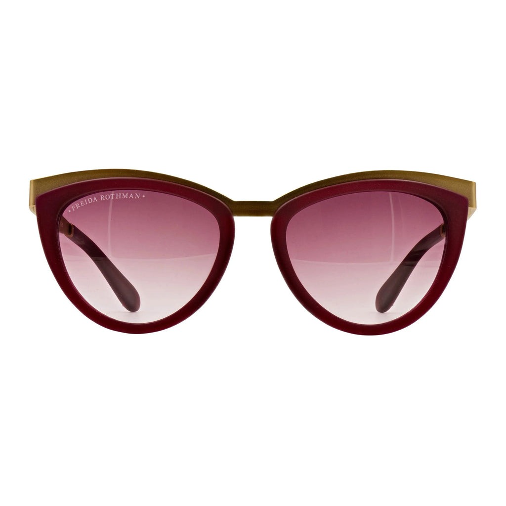 MatteWine Daphne FREIDA ROTHMAN EYEWEAR