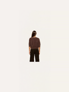 L'AGENCE Guinevere Cropped Pullover Dark Java