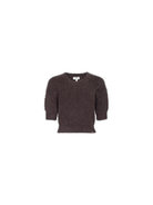 L'AGENCE Guinevere Cropped Pullover Dark Java