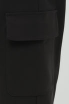 Up-close detailed shot of pant pocket