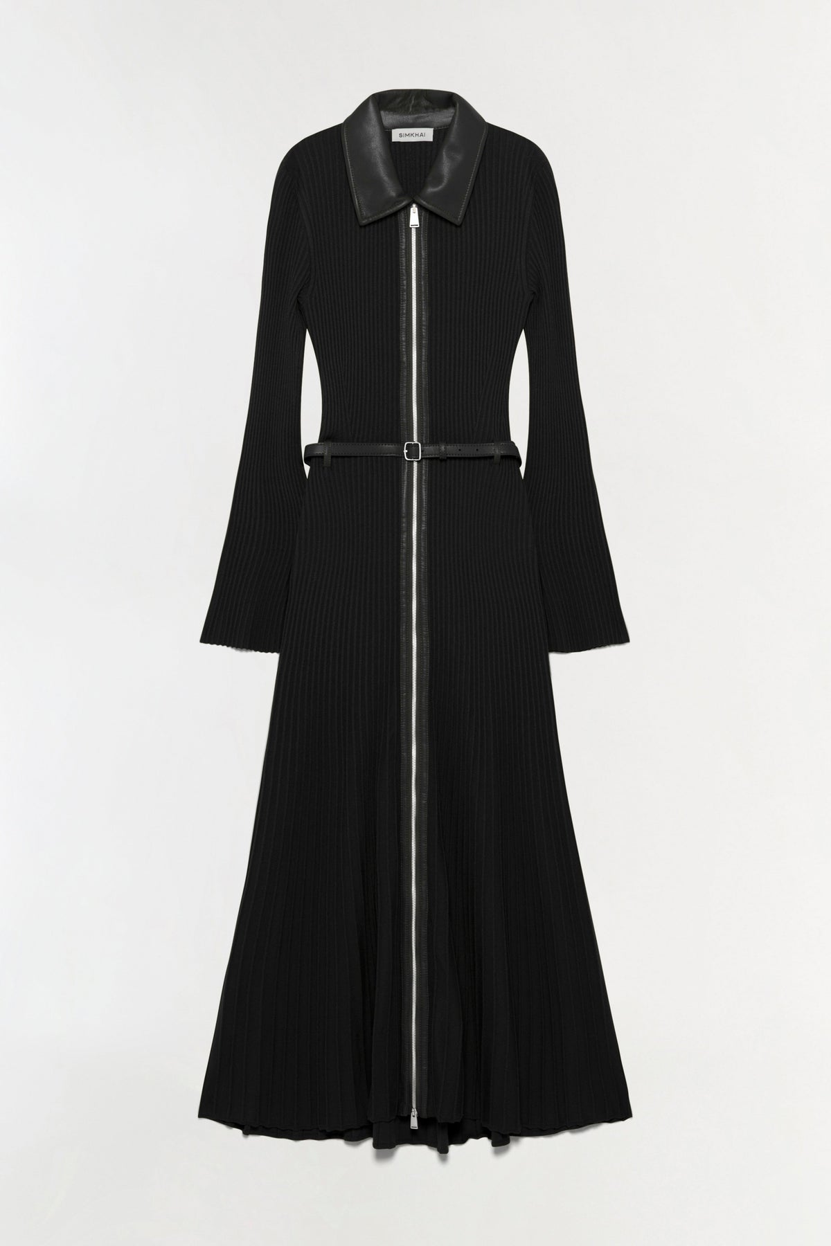 Ismelle Collared Midi Dress Black