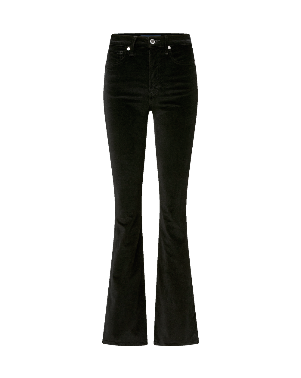 Veronica Beard Beverly Velvet Skinny-Flare Pant