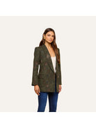 L'AGENCE Jayda Blazer Deep Forest Multi Floral