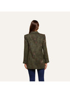 L'AGENCE Jayda Blazer Deep Forest Multi Floral