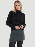 Ultra Soft Knit Long Sleeve Turtleneck Sweater - TURTLENECK L/S - Majestic Filatures North America