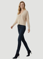 Cashmere Silk V-Neck Cardigan - CARDIGAN - Majestic Filatures North America