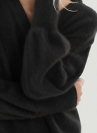 Ultra Soft Knit Long Sleeve V-Neck Sweater - TURTLENECK L/S - Majestic Filatures North America