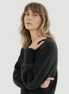 Ultra Soft Knit Long Sleeve V-Neck Sweater - TURTLENECK L/S - Majestic Filatures North America