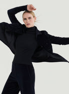 Merino Silk Micro Rib Long Sleeve Knit Mock Neck - MOCK NECK L/S - Majestic Filatures North America