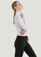 Merino Silk Micro Rib Long Sleeve Knit Mock Neck - MOCK NECK L/S - Majestic Filatures North America