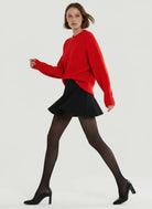 Merino Rib Knit Long Sleeve Sweater - CREWNECK L/S - Majestic Filatures North America