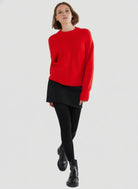 Merino Rib Knit Long Sleeve Sweater - CREWNECK L/S - Majestic Filatures North America