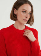 Merino Rib Knit Long Sleeve Sweater - CREWNECK L/S - Majestic Filatures North America
