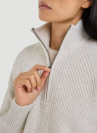 Merino Rib Knit Long Sleeve Half Zip Sweater - CREWNECK L/S - Majestic Filatures North America