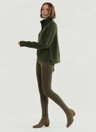Merino Rib Knit Long Sleeve Half Zip Sweater - CREWNECK L/S - Majestic Filatures North America