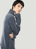 Merino Knit Long Sleeve Turtleneck Sweater - TURTLENECK L/S - Majestic Filatures North America