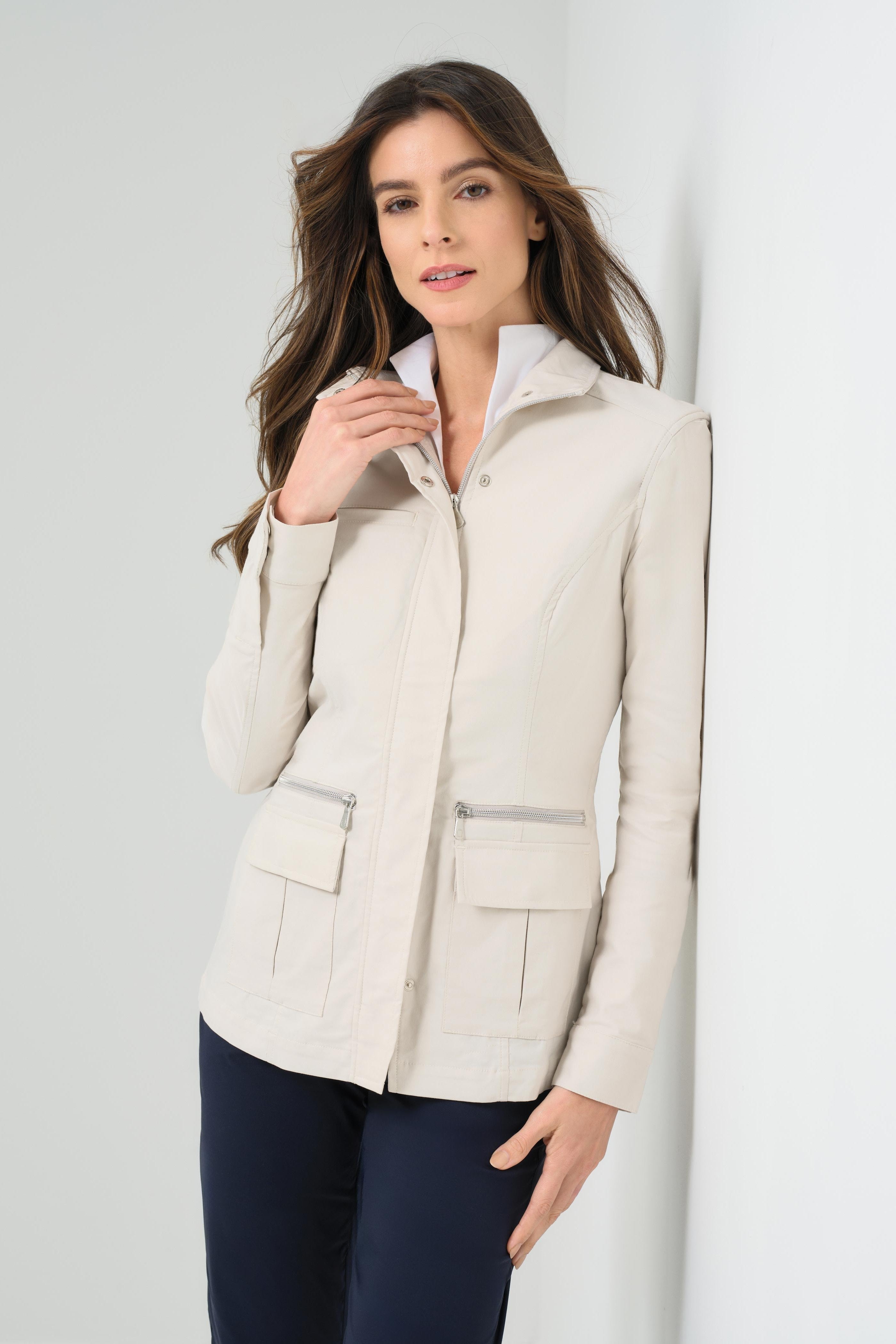 Kenya Safari Jacket in Stone – Frances Kahn
