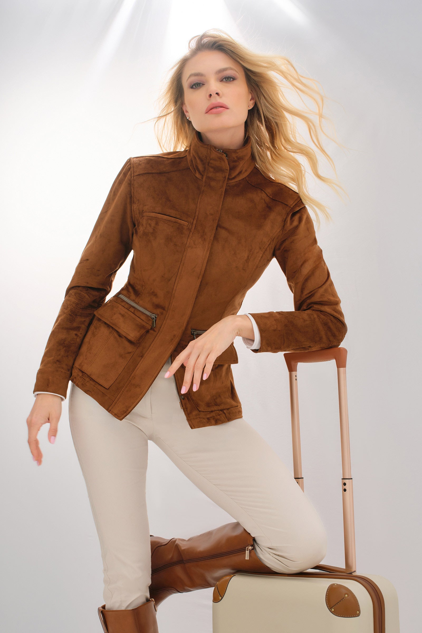 Kenya Faux Suede Safari Jacket Anniversary Edition – Frances Kahn