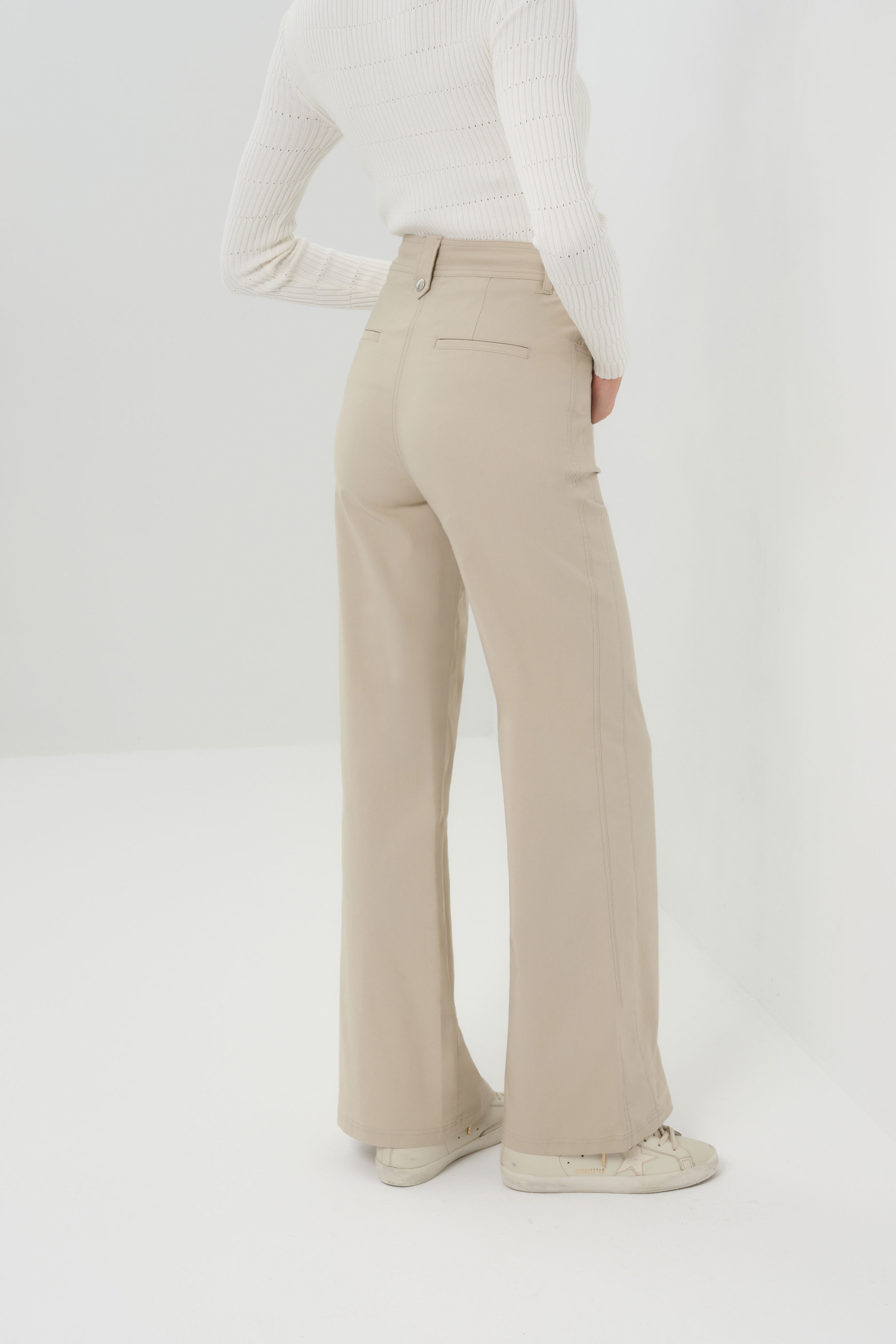 Harley Performance Cotton Travel Wide Leg Pant – Frances Kahn