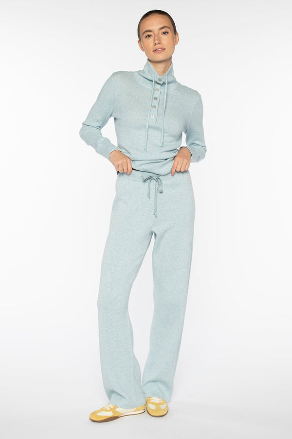 DOUBLEKNIT LUREX DRAWSTRING PANT