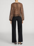 Low Rise Le Slim Palazzo Black
