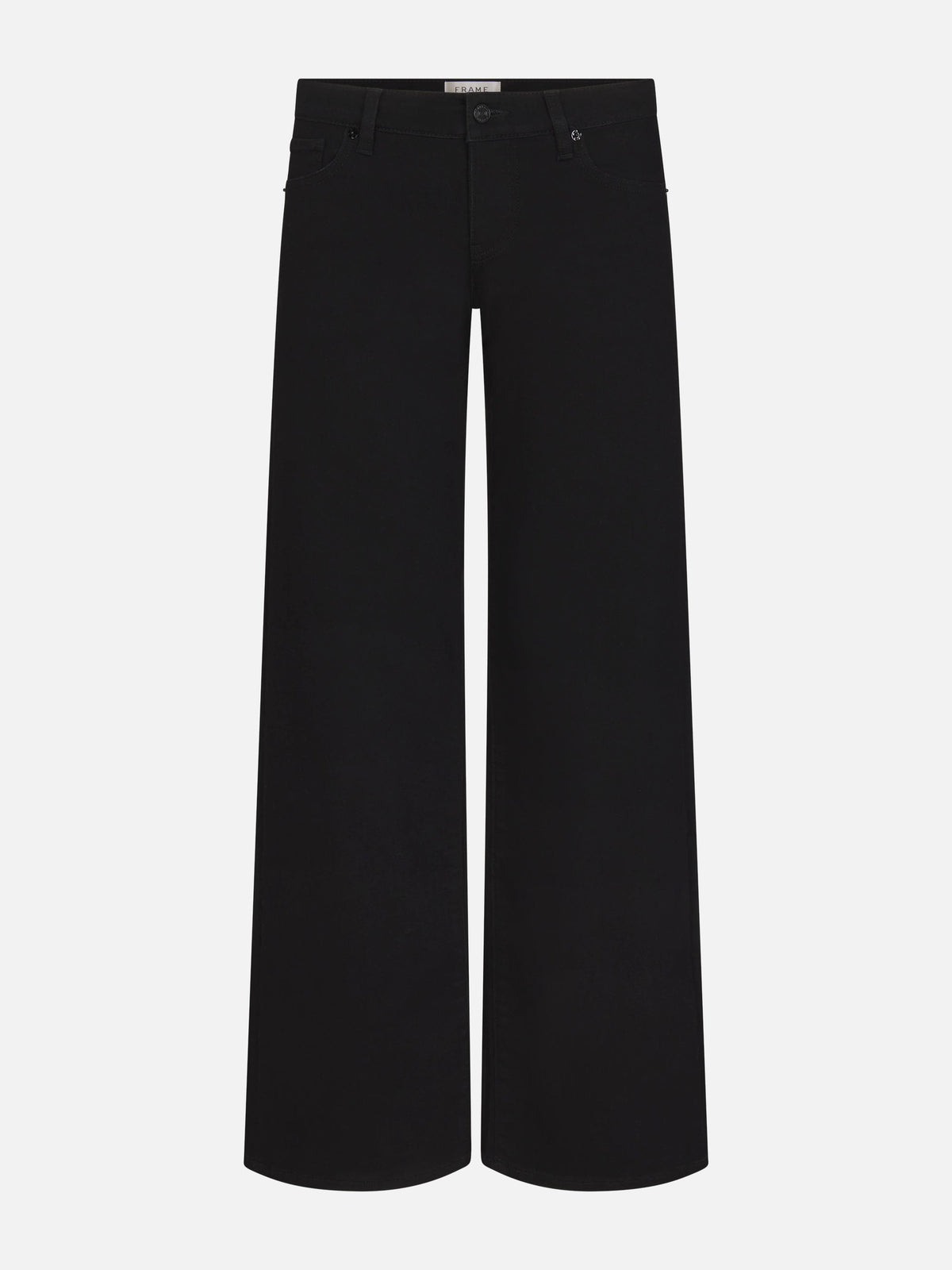 Low Rise Le Slim Palazzo Black