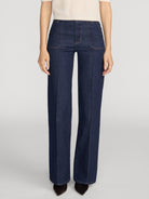 Le Slim Palazzo Pintuck Pocket Rinse