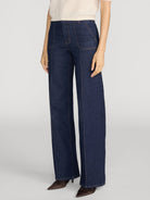 Le Slim Palazzo Pintuck Pocket Rinse