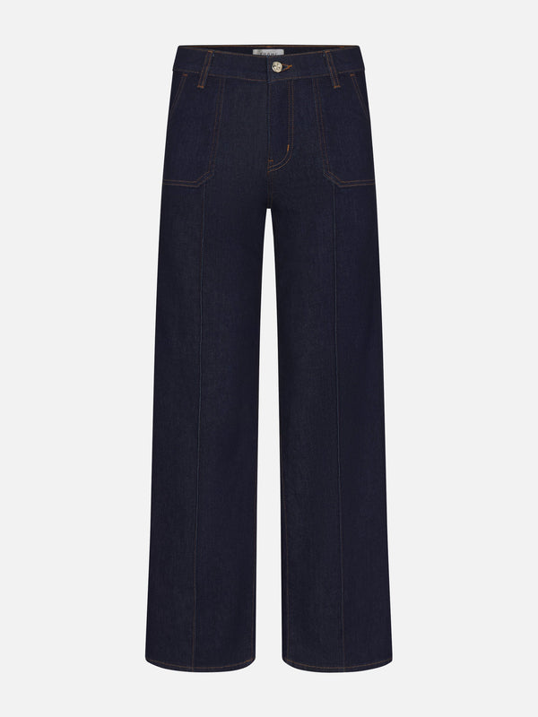 Le Slim Palazzo Pintuck Pocket Rinse