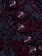 L'AGENCE Laney Jacquard Coat Deep Sangria