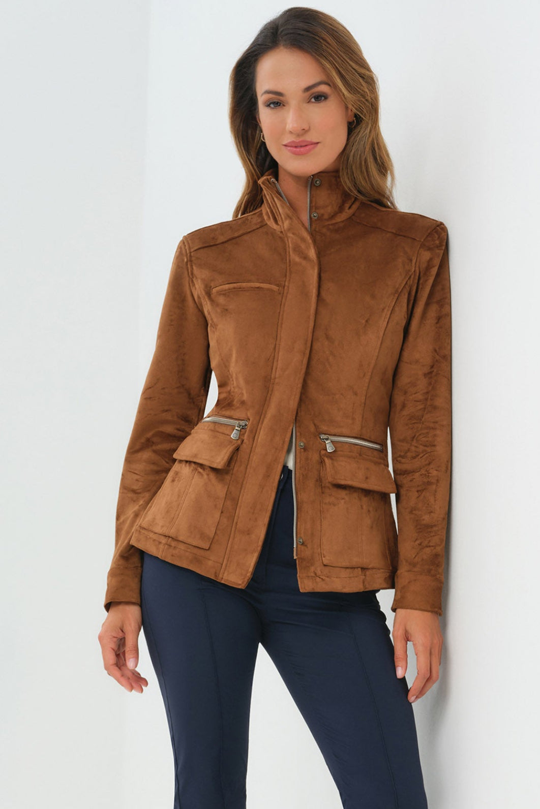 Kenya Faux Suede Safari Jacket Anniversary Edition – Frances Kahn