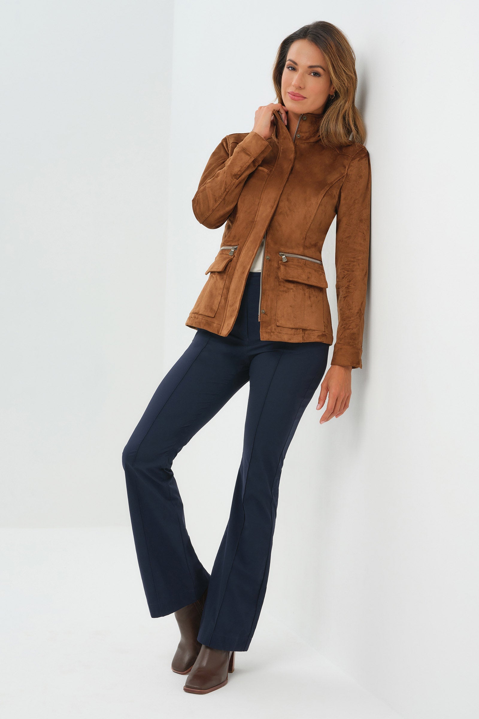 Kenya Faux Suede Safari Jacket Anniversary Edition – Frances Kahn