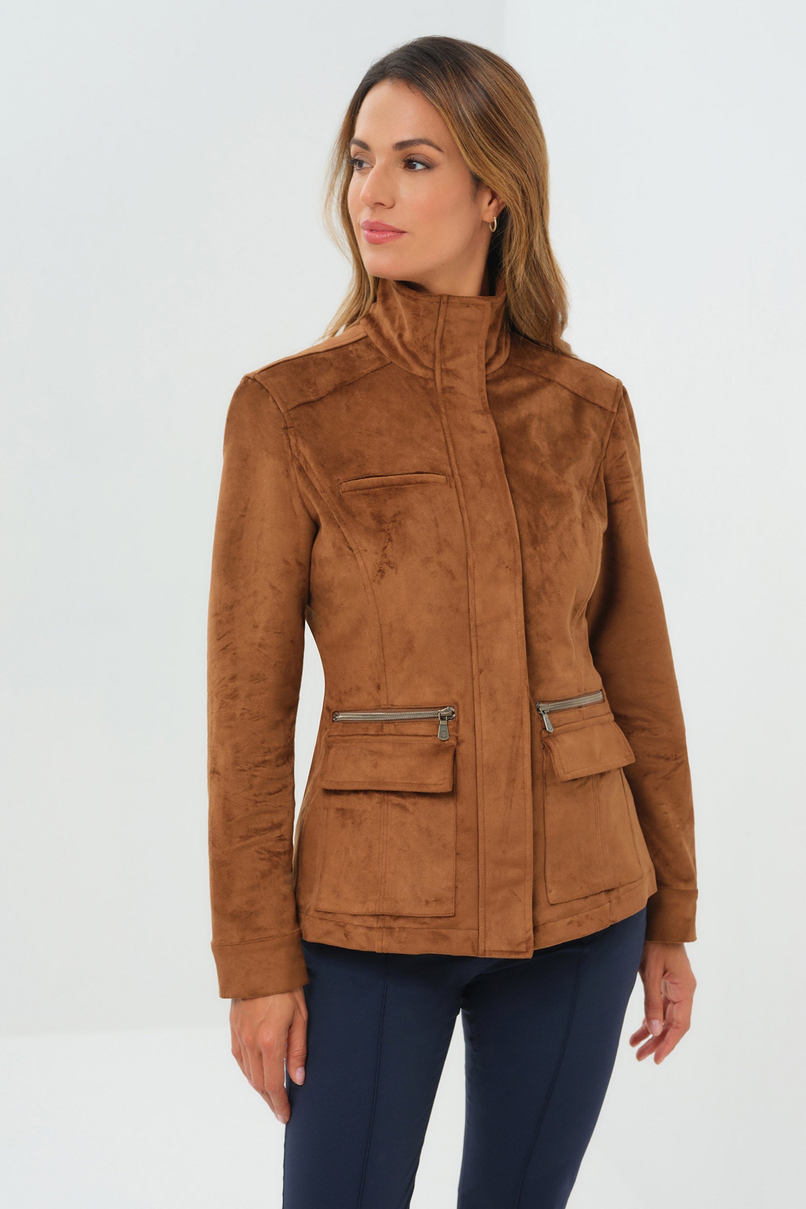 Kenya Faux Suede Safari Jacket Anniversary Edition – Frances Kahn