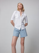 Soft Touch Elbow Sleeve Pocket Shirt - SHIRT - Majestic Filatures North America