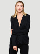 Soft Touch One Button Blazer - JACKET - Majestic Filatures North America