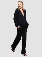 Soft Touch One Button Blazer - JACKET - Majestic Filatures North America