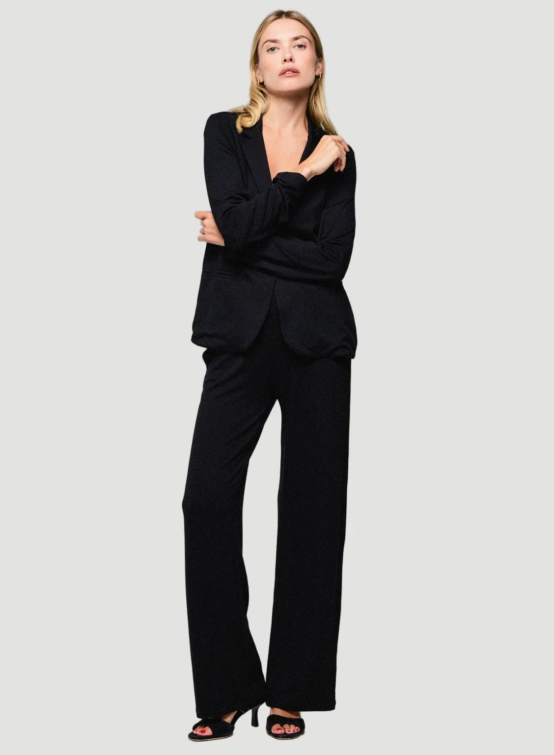 French Terry Wide Leg Pant - BOTTOMS - Majestic Filatures North America