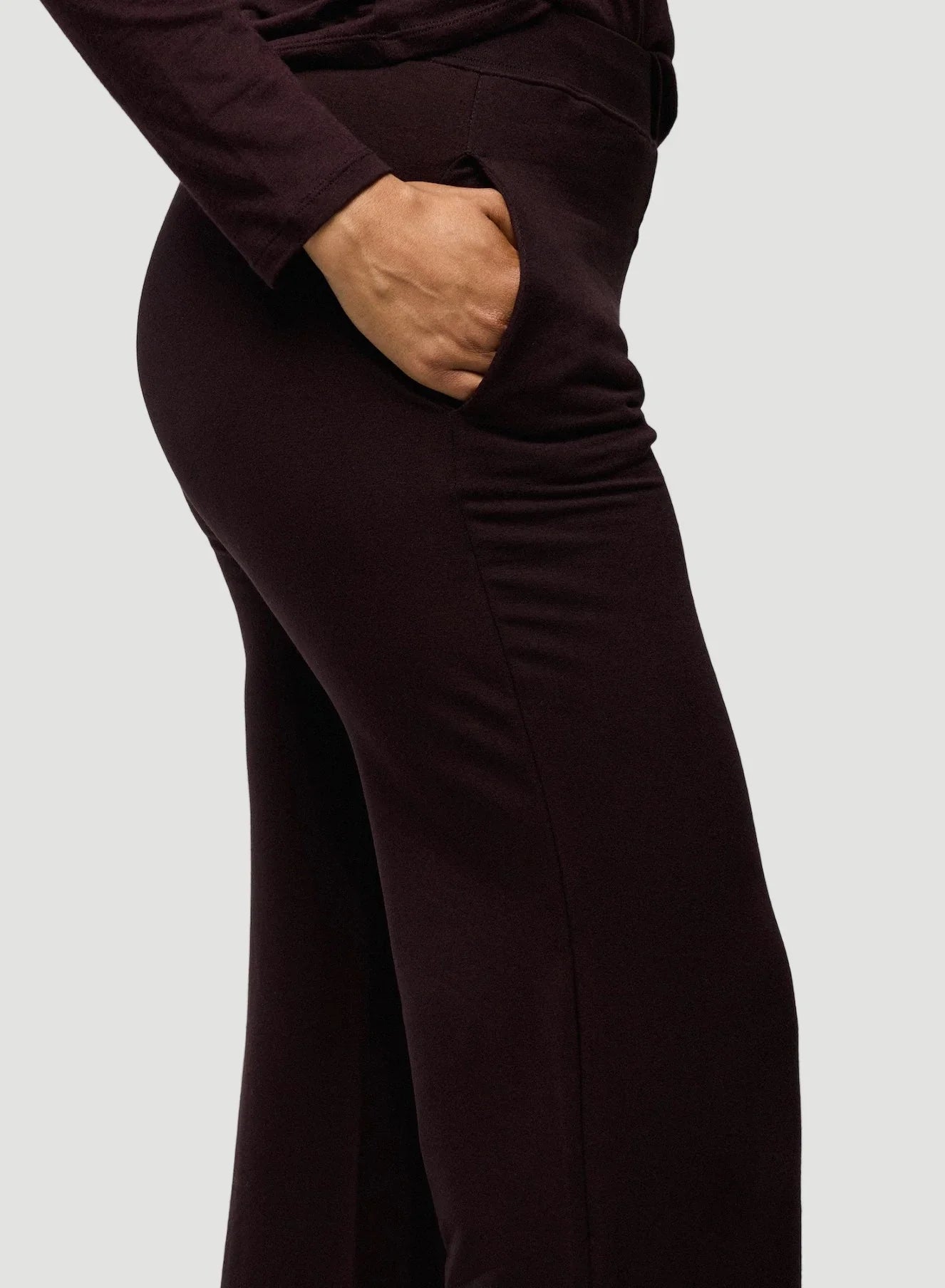 French Terry Wide Leg Pant - BOTTOMS - Majestic Filatures North America