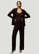 French Terry Brushed Fleece One-Button Blazer - JACKET - Majestic Filatures North America