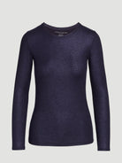 Soft Touch Metallic Long Sleeve Crewneck - CREWNECK L/S - Majestic Filatures North America